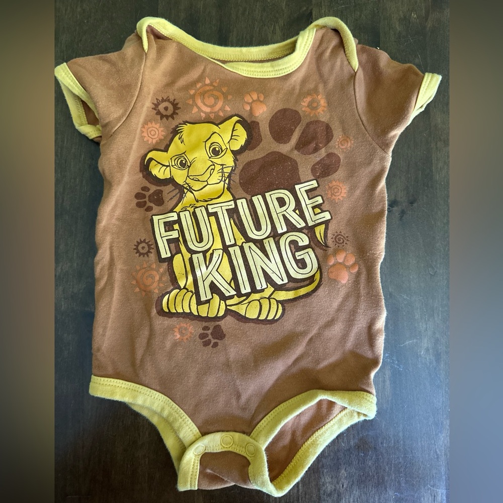 Disney World Exclusive Lion King One‎ piece Simba Future King Size 12 Months